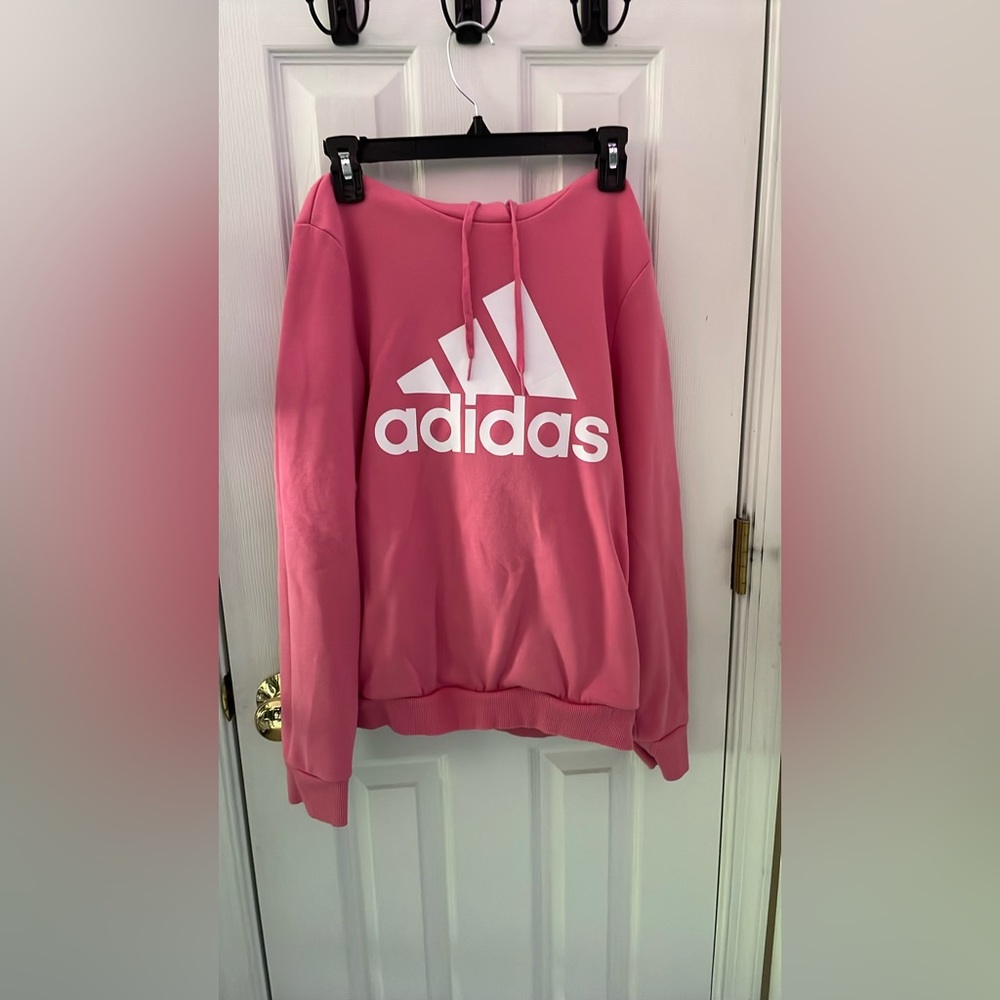 pink adidas sweatshirt